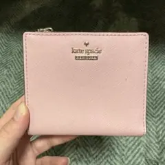 【値下】kate spade ピンク 二つ折り財布