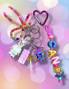 ジャラキー/じゃらじゃらキーホルダー　※キーホルダーセット販売
