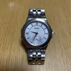 SEIKO SOLAR V14J クォーツ ブルーレザーベルト - メルカリ