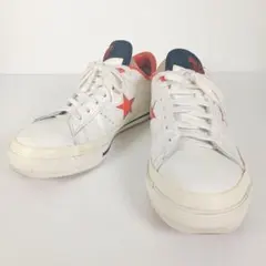 ✨レアカラー✨コンバース ワンスター レザーホワイト 6