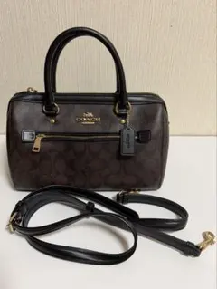 COACH ミニボストン ショルダーバッグ