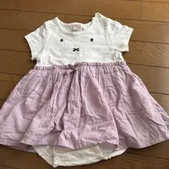 petit main ミッフィー ワンピース 80cm