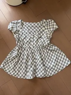 美品バーバリーブルーレーベルノバチェックトップス