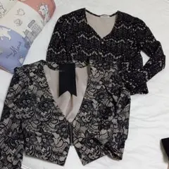 ラミア　レース柄　ジャケット　インポート　値下げ不可のサムネイル