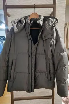 ナノ・ユニバース　河田フェザーダウンジャケット　グレー　Mサイズ