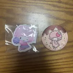 マイスウィートピアノ 刺繍缶バッジ ぴたハグ