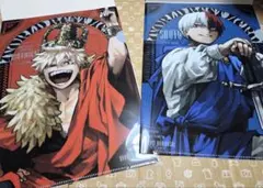 ヒロアカ 爆豪勝己 轟焦凍 クリアファイル