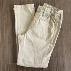 UNIQLO 130ストレッチスリムパンツ ベージュ