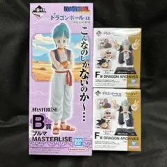 一番くじ ドラゴンボールEX 孫悟空修行編 B賞 ブルマ F賞 アーカイブス2体
