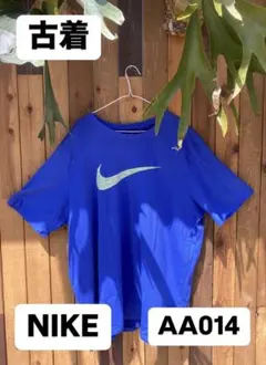 NIKE DRI-FIT THE NIKE TEE ブルー Tシャツ AA014