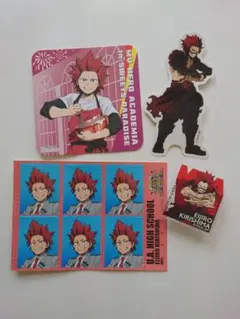 切島 ステッカー　コースター