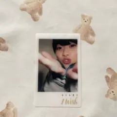 なにわ男子『I wish』クリアソロカード 大橋和也