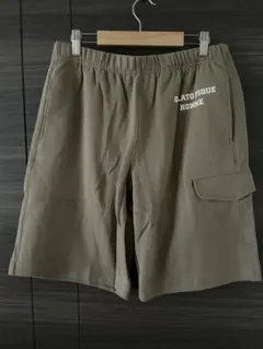 新品☆ジェラートピケ☆メンズ☆ ショート☆パンツ☆カーキ☆カーゴ