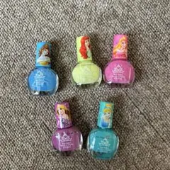ディズニープリンセス ネイルポリッシュ 5本セット