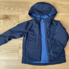 ユニクロ　ジャンパー　アウター　フード付き　コート　ネイビー　110