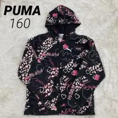 PUMA スウェットフルジップ フルジップ フーディー　パーカー　160