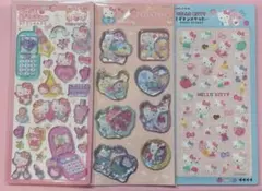 【正規品】ハローキティ　平成はっぴーフォン　ウォーターシール　エポキシステッカー