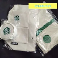 スターバックス　福袋2025 バッグインバッグ　トラベルポーチ　クリアポーチ