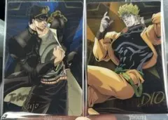 ジョジョの奇妙な冒険 ウエハース カード（空条承太郎 DIO2枚セット）