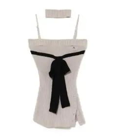 andmary Candice ribbon bare tops - メルカリ