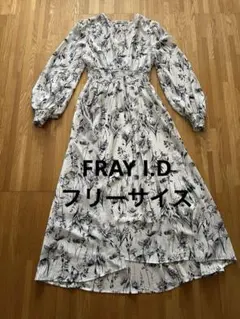 FRAY I.D フラワープリント マキシワンピース　フリーサイズ
