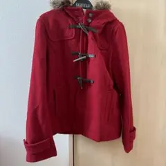 earth music&ecology アース　ダッフルコート　赤　レッド