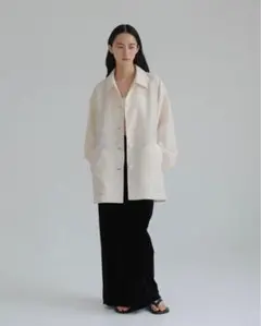 新品未使用　アエレ　aere sheer chambray half coat 2026年最新】aere アエレの人気アイテム - メルカリ