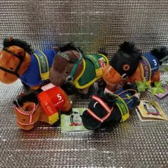 競走馬 サラブレッド コレクション ぬいぐるみ5体セット