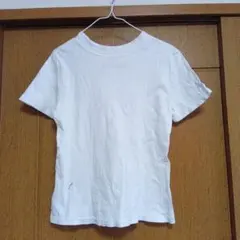 変更パラスパレス❤ホワイト 半袖Tシャツ 後に小刺繍あり【M】シンプル綿100%のサムネイル