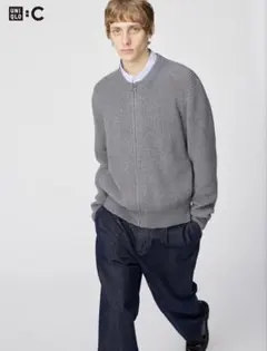 UNIQLO クルーネックフルジップカーディガン/ サイズ Ｓ