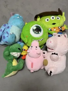 ピクサー トイストーリー モンスターズインク ぬいぐるみ まとめ売り