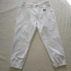 野球　美品　ホワイト 練習用ユニフォームパンツ　大きいサイズ　Оサイズ