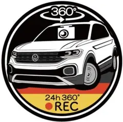愛車色に変更可能　t-cross　ドライブレコーダー　ドラレコ　ステッカー　Ⅰ