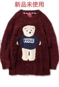 ジェラートピケ　ベア　くま　クリスマス限定　ジェラピケ　プルオーバー