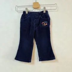 ミキハウス コーデュロイ長ズボン 90cm ネイビー