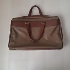 HARDY AMIES スーツ用バッグ ベージュ キャンバス レザー - メルカリ