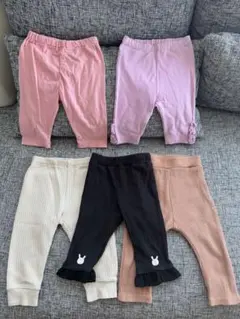 女の子　レギンス 5点セット　80 保育園