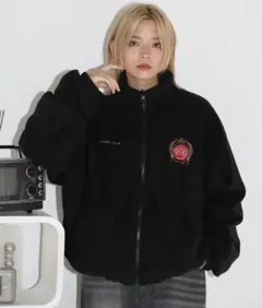 ナイロンジャケット ワインレッド