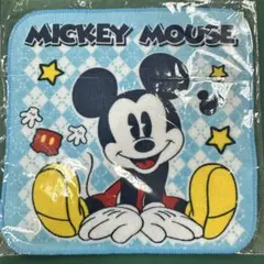 ミッキーマウス2枚&カーズ2枚 プチタオル 4枚セット 未使用 ディズニー