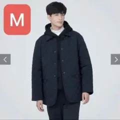 キルティングジャケット M ネイビー