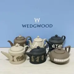 希少 WEDGWOOD ジャスパー ノーブルライン ティーポットコレクション 