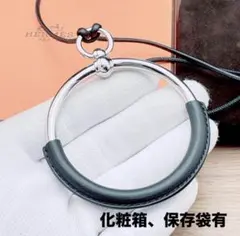 ◇エルメス◇ HERMES ループグラン ネックレス ブラック シルバー 43gのサムネイル