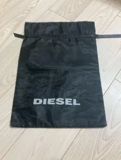 DIESEL 巾着袋 ショッパー ブラック　46×33cmのサムネイル