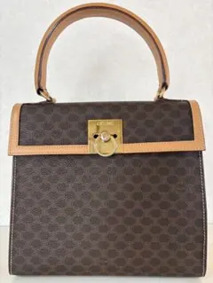 【美品】CELINE セリーヌ 2way ハンドバッグ　マカダム　ヴィンテージ