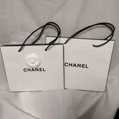 匿名配送　CHANEL　シャネル　ショッパー　ショップ袋　紙袋　ラッピング　2個