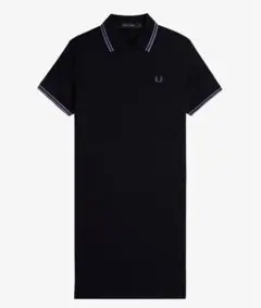 フレッドペリー ポロシャツスタイルワンピース 黒 半袖　最終値下げ‼️