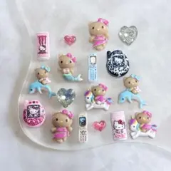 【 新品 】大人気❣️ 日焼けキティ キティちゃん 平成 ネイルパーツ