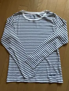 mont-bell WIC.ボーダー ロングスリーブT Lサイズ