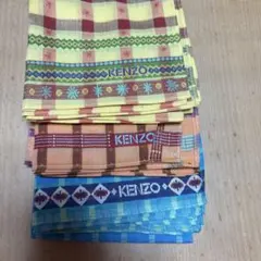 KENZO ケンゾー　大判ハンカチ　3枚セット　新品未使用　高田賢三