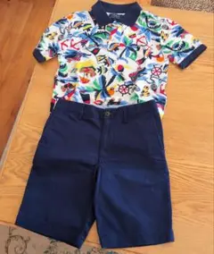 Polo Ralph Lauren ポロシャツとショートパンツセット 8号